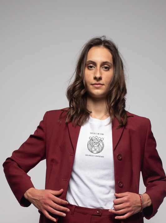 INTRECCI / WHITE T-SHIRT