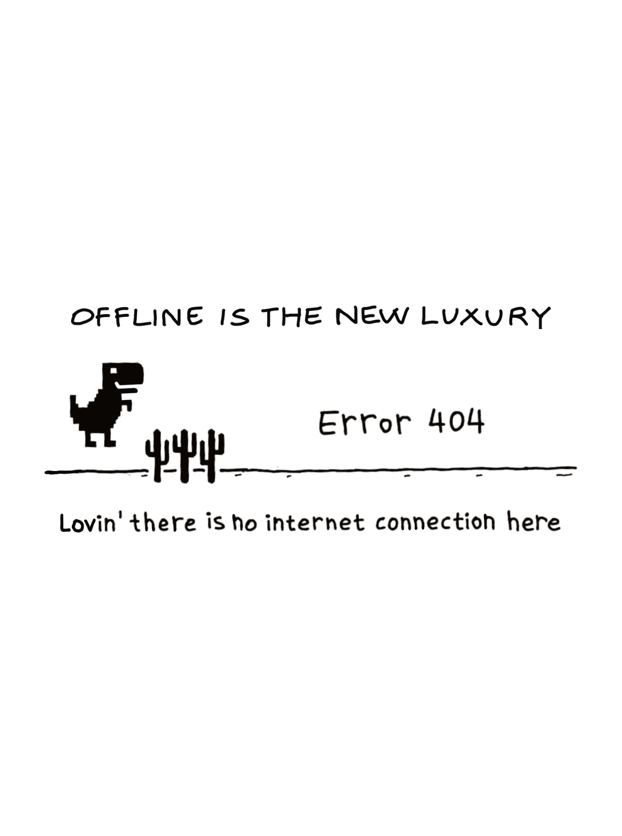 OFFLINE IS THE NEW LUXURY/ ZAINO IN POLIESTERE RICICLATO