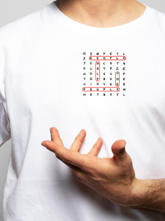 PEOPLE HELP THE PEOPLE / WHITE T-SHIRT