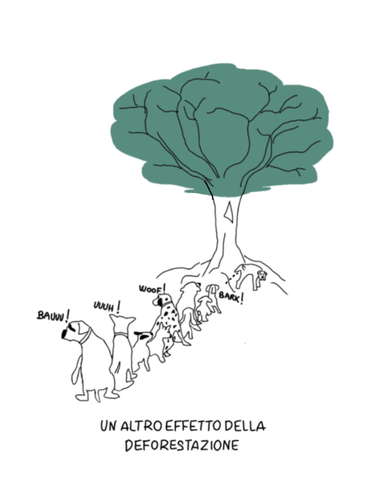 DEFORESTAZIONE /FELPA CAPPUCCIO CON PATCH