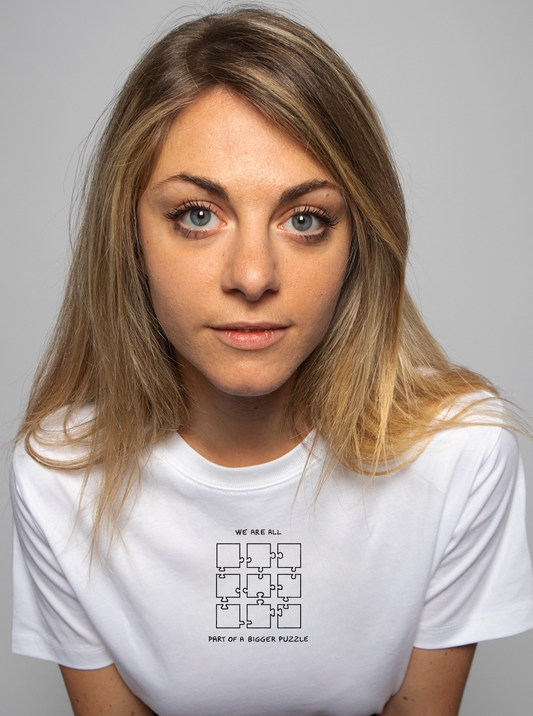 THE HUMAN PUZZLE / WHITE T-SHIRT