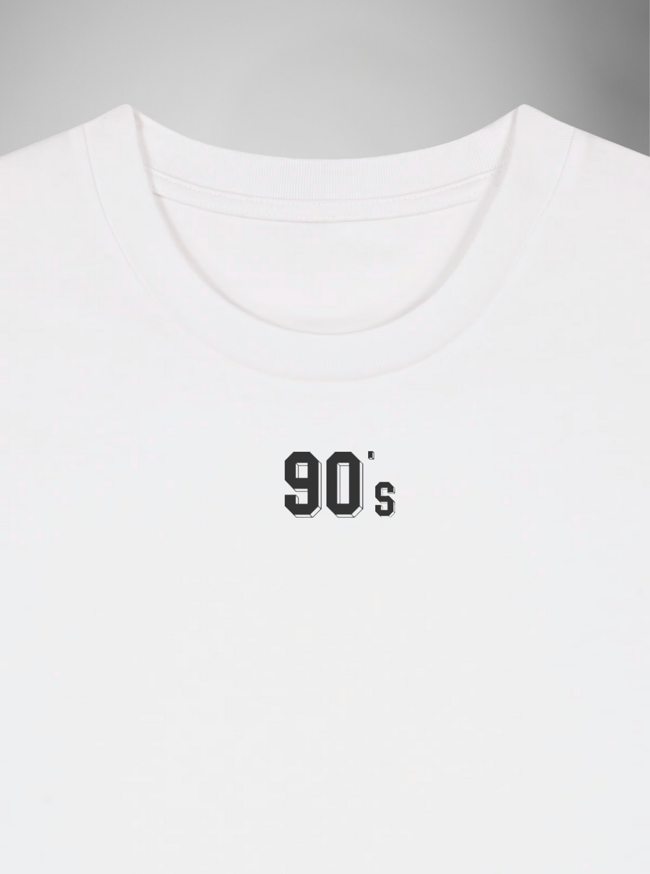 BACK TO '90 s / WHITE T-SHIRT