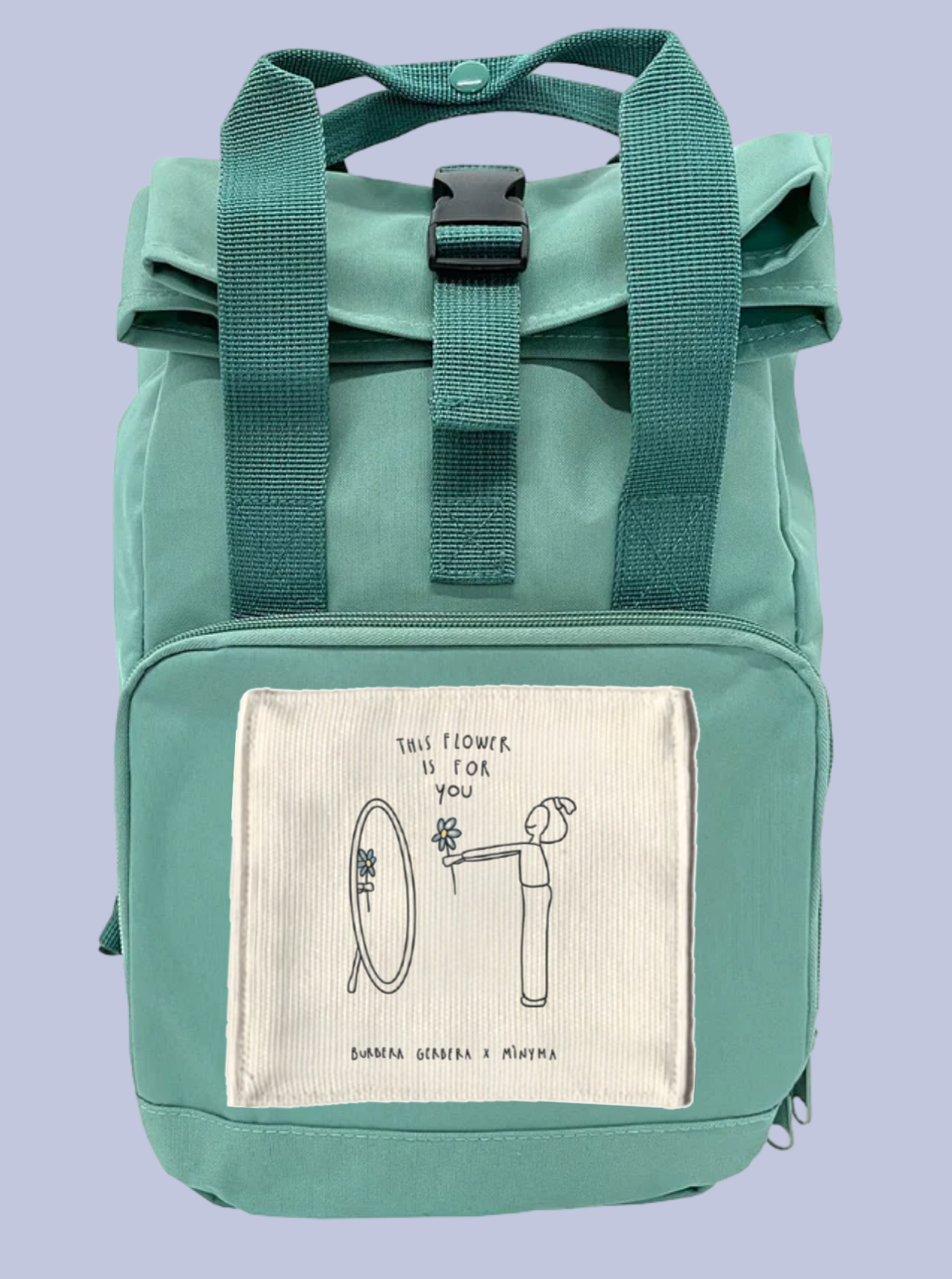 THIS FLOWER IS FOR YOU / ZAINO IN POLIESTERE RICICLATO