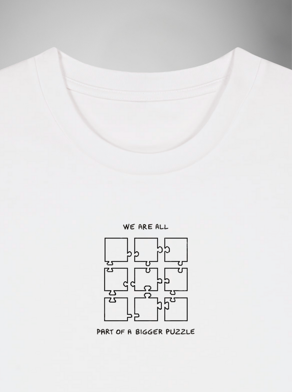 THE HUMAN PUZZLE / WHITE T-SHIRT