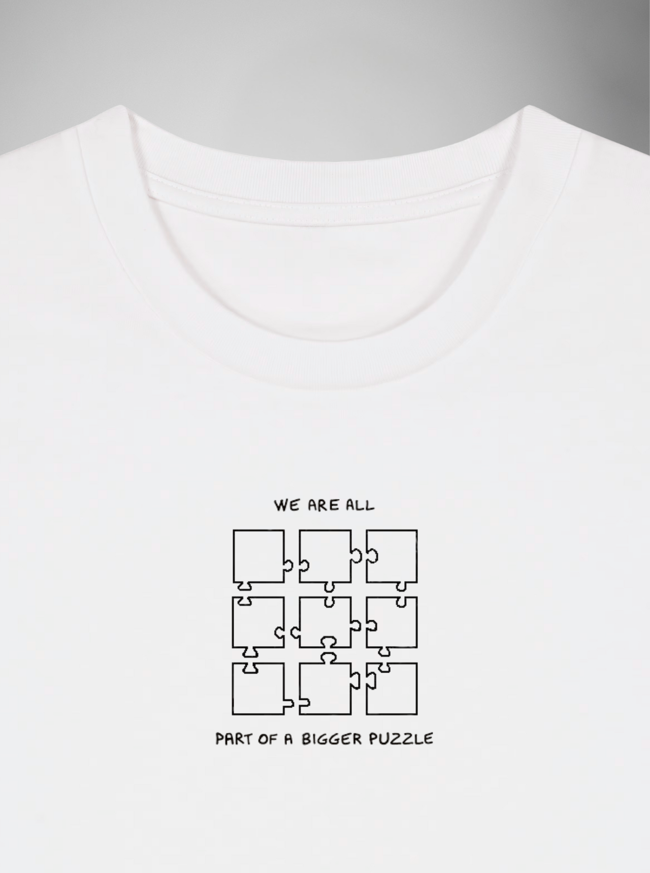 THE HUMAN PUZZLE / WHITE T-SHIRT