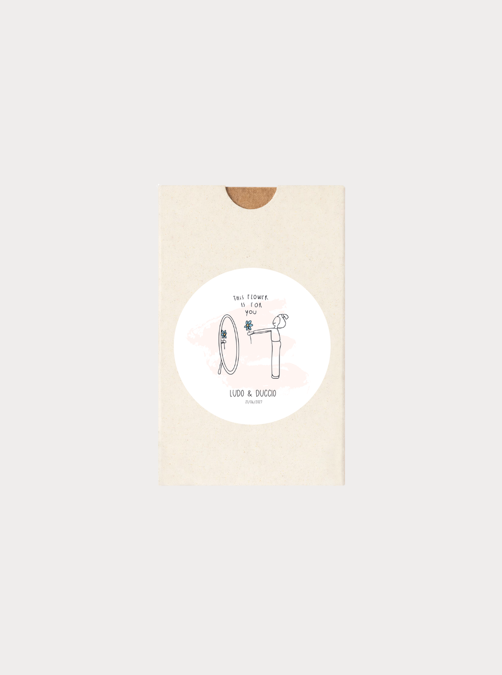 THIS FLOWER IS FOR YOU / GIARDINO DI RICORDI MEDITERRANEI – Bomboniera con semi