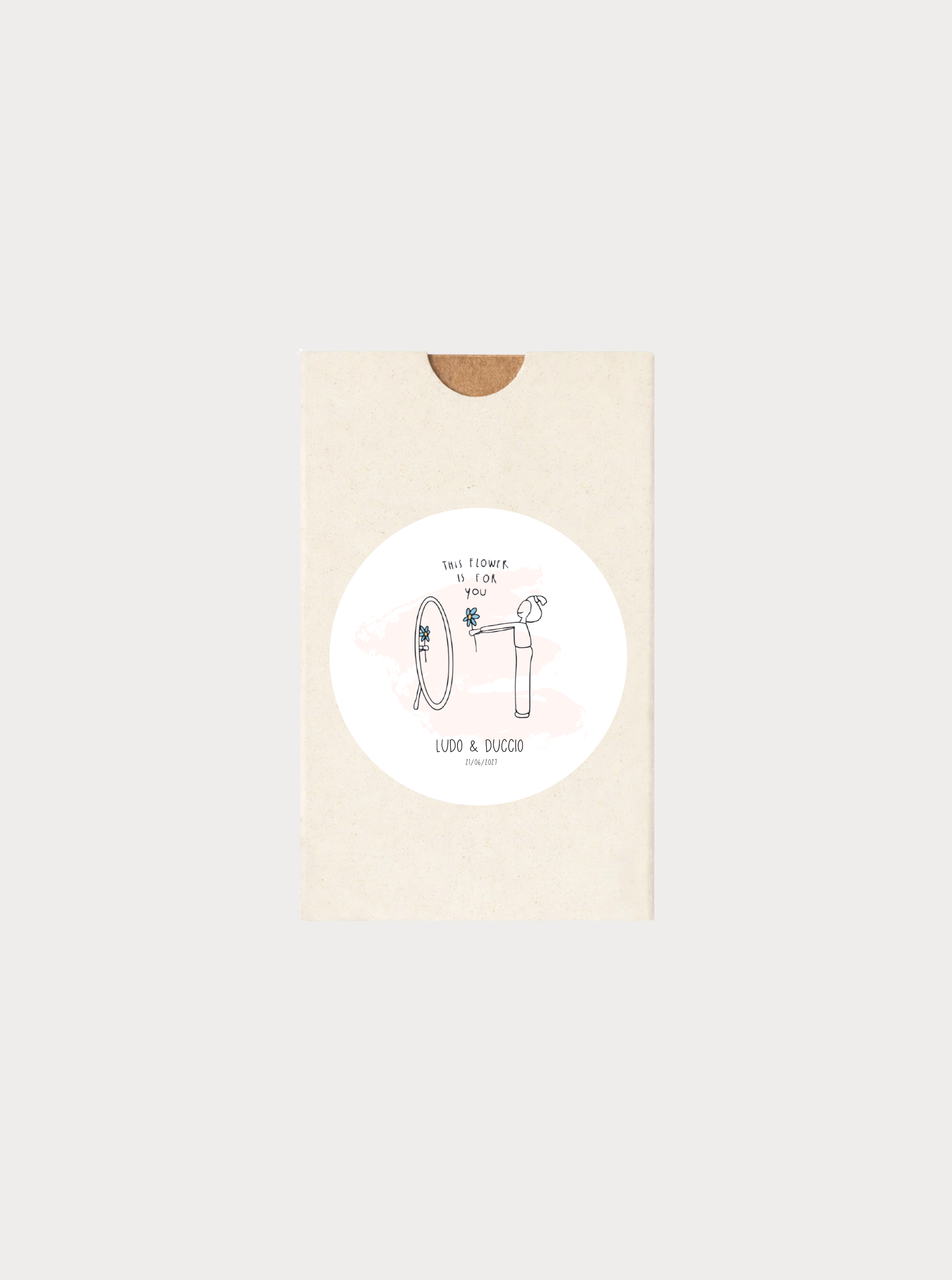 GIARDINO DI RICORDI MEDITERRANEI – Bomboniera con semi