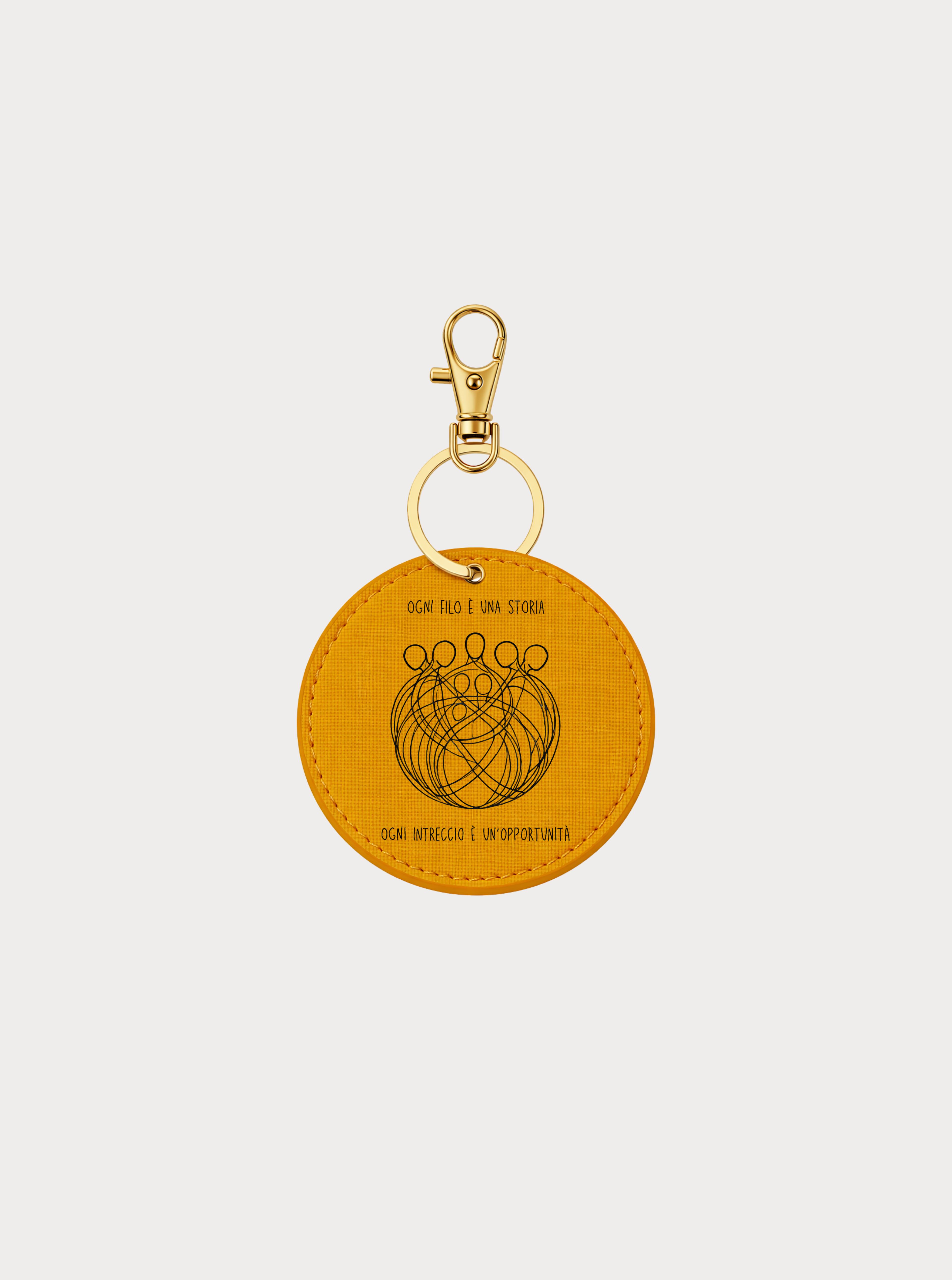 INTRECCI / PORTAMI CON TE – Bomboniera portachiavi colorato