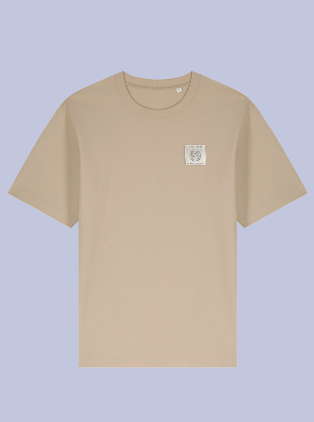 INTRECCI /  T-SHIRT OVERSIZE CON PATCH PICCOLA /DELUXE