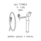 THIS FLOWER IS FOR YOU /  T-SHIRT OVERSIZE CON PATCH PICCOLA