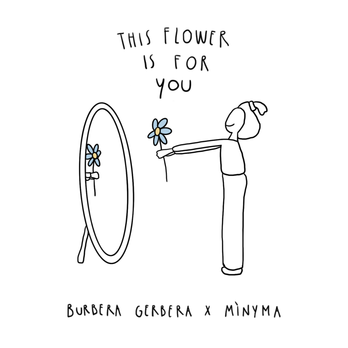 THIS FLOWER IS FOR YOU /  T-SHIRT OVERSIZE CON PATCH PICCOLA
