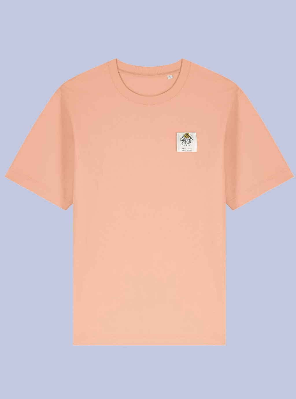 KOMOREBI /  T-SHIRT OVERSIZE CON PATCH PICCOLA /DELUXE