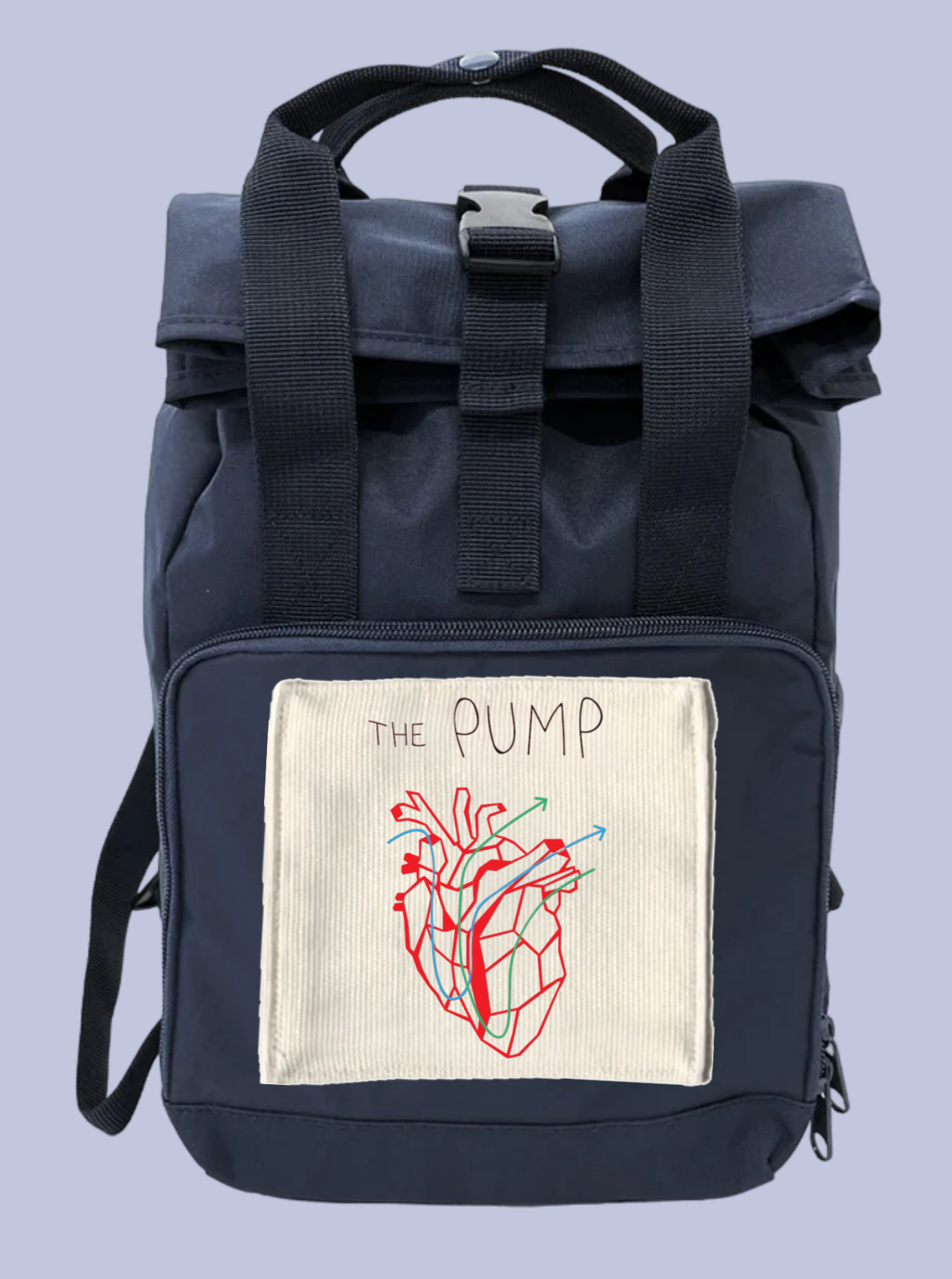 THE PUMP/ ZAINO IN POLIESTERE RICICLATO