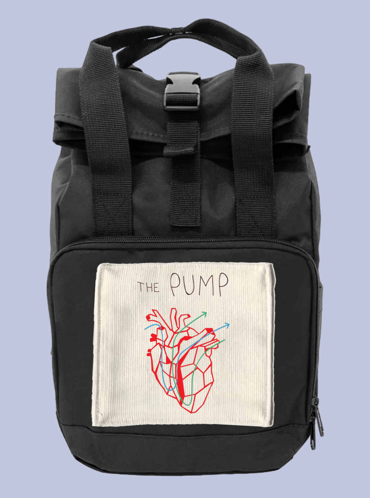 THE PUMP/ ZAINO IN POLIESTERE RICICLATO