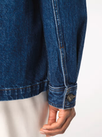INTRECCI / GIACCA DENIM CON PATCH PICCOLA