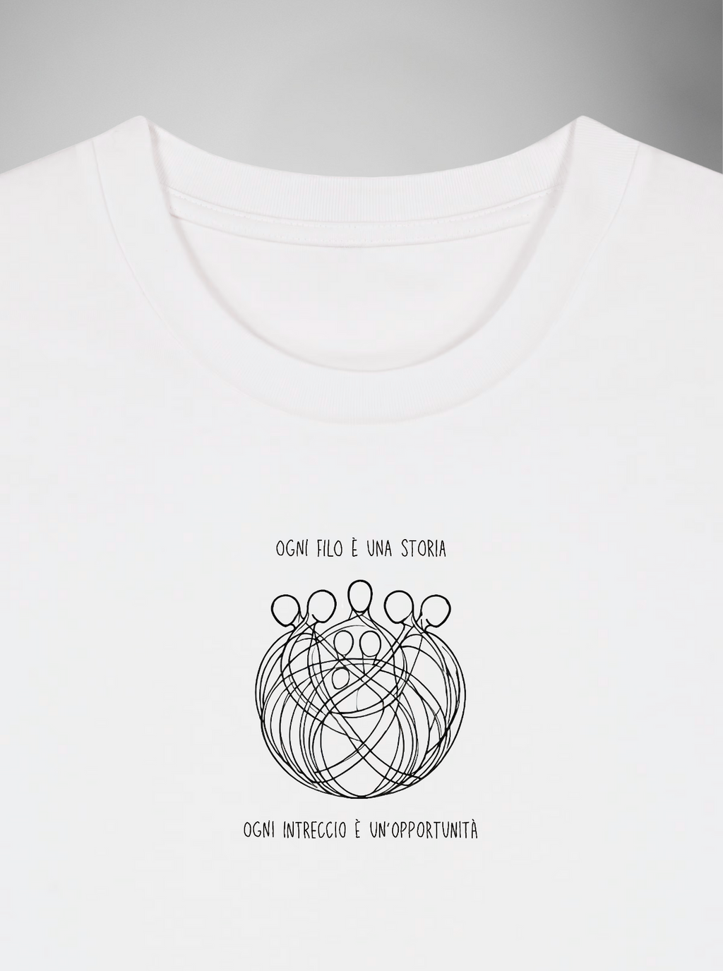 INTRECCI / WHITE T-SHIRT