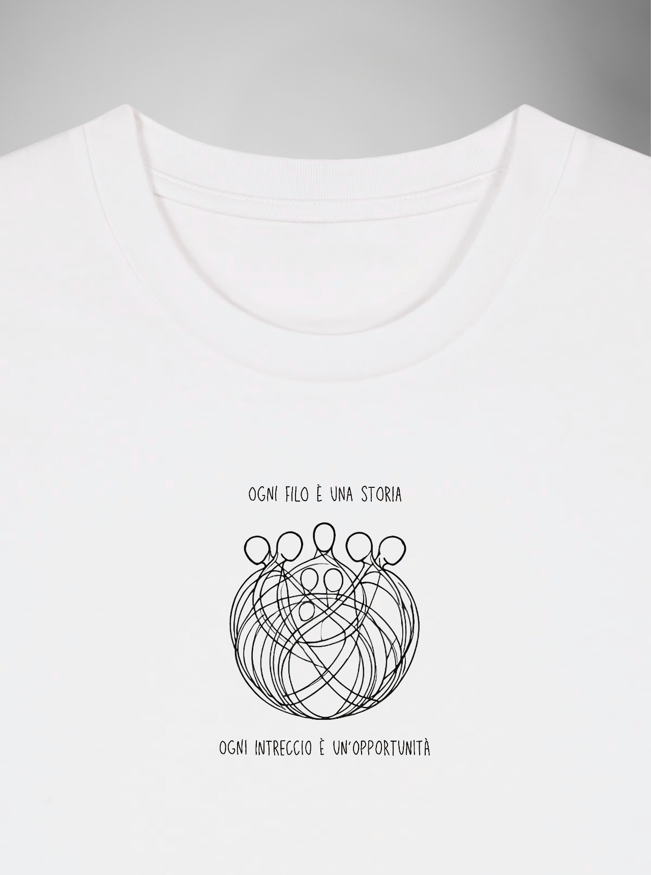 INTRECCI / WHITE T-SHIRT