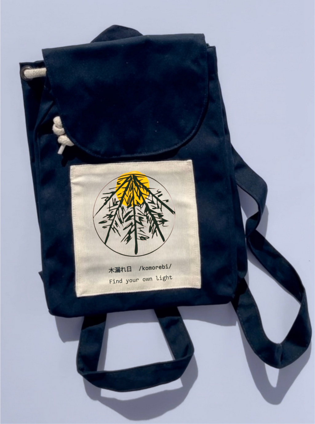 KOMOREBI / ZAINO IN COTONE ORGANICO