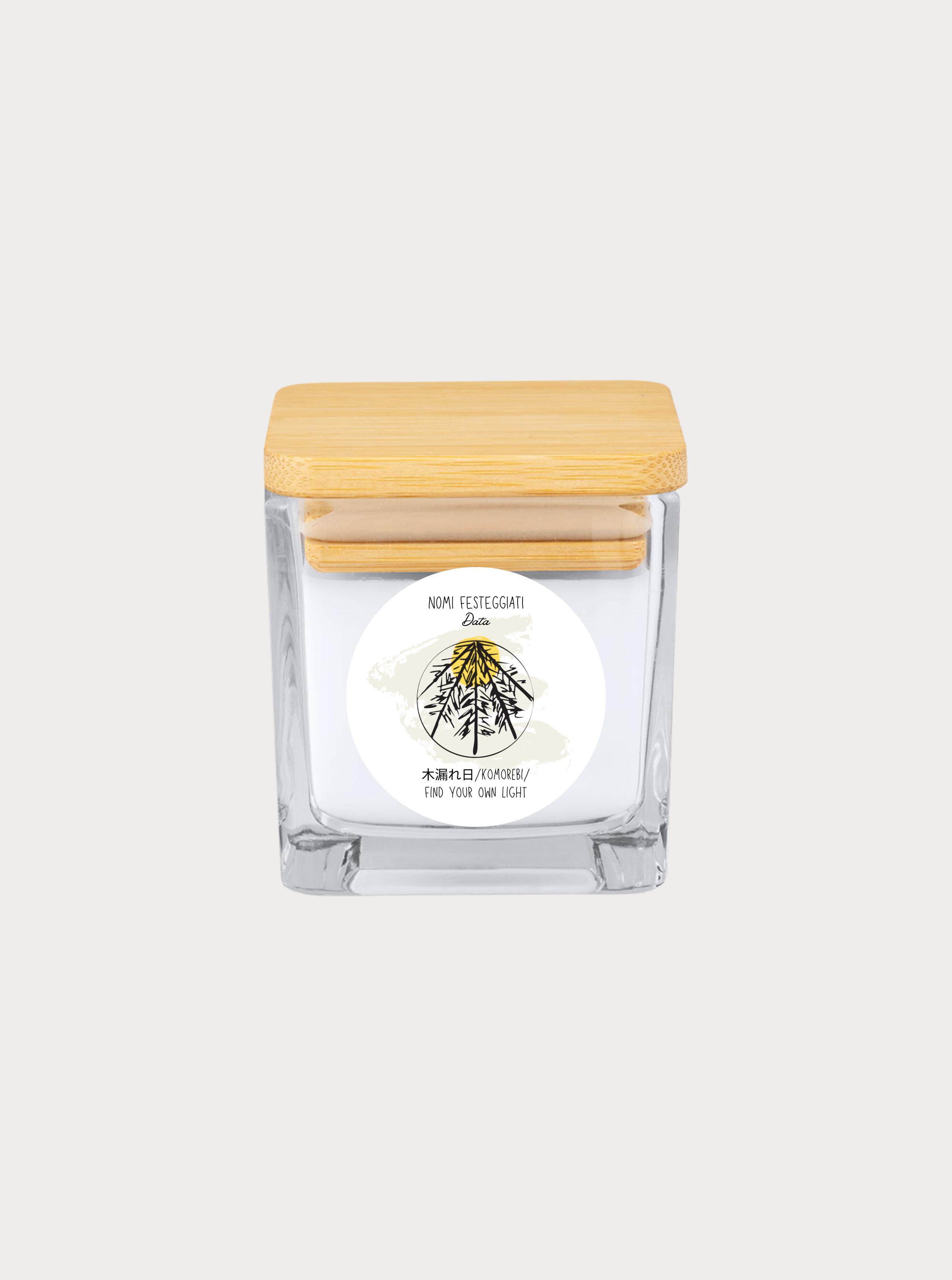 KOMOREBI / LUCE PER VOI – Bomboniera candela profumata