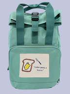 PANE E BURRO / ZAINO IN POLIESTERE RICICLATO