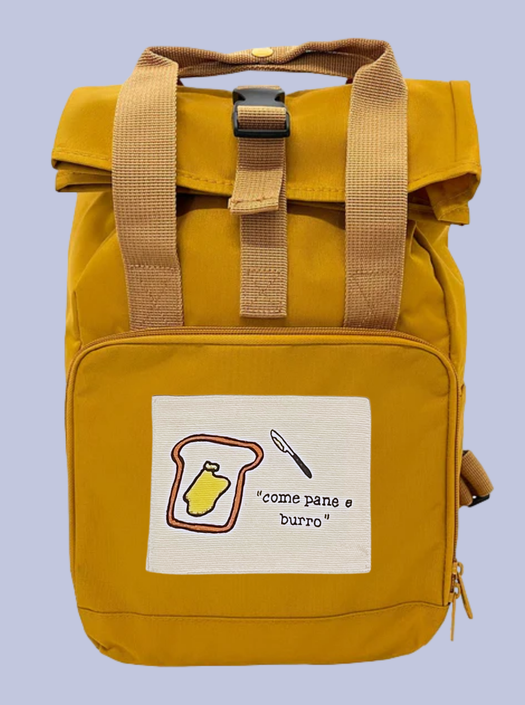 PANE E BURRO / ZAINO IN POLIESTERE RICICLATO