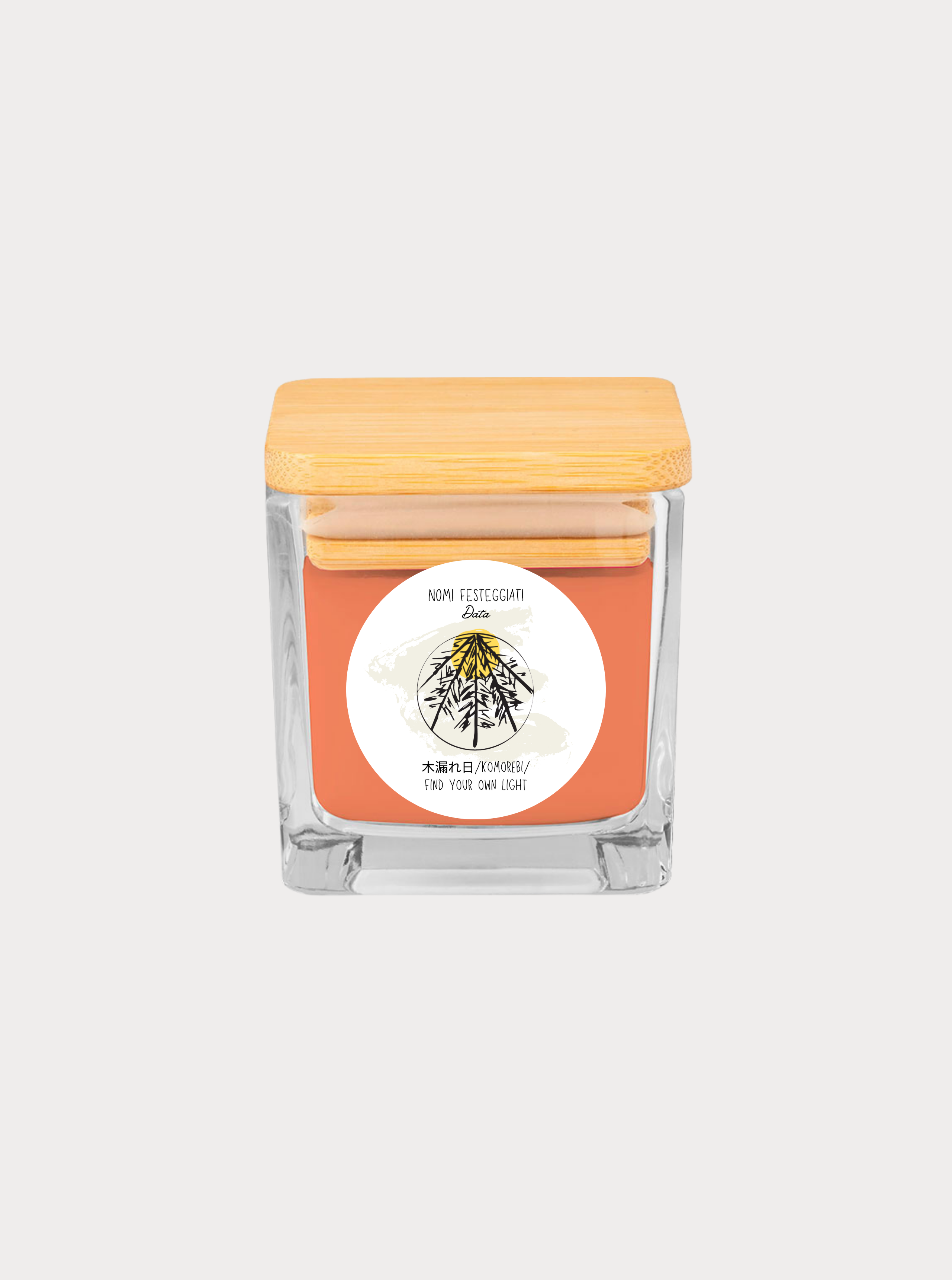 KOMOREBI / LUCE PER VOI – Bomboniera candela profumata