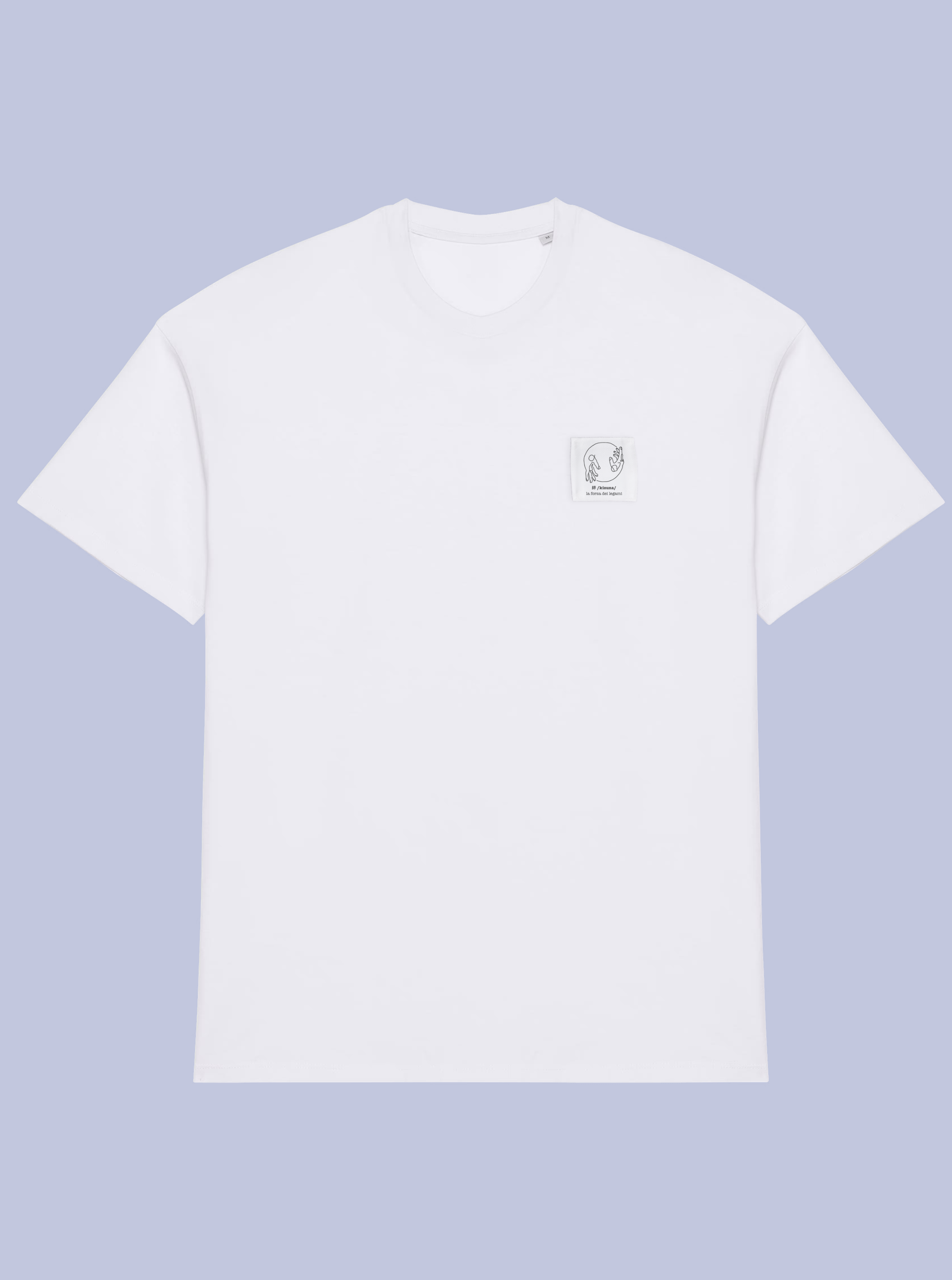 KIZUNA /  T-SHIRT OVERSIZE CON PATCH PICCOLA