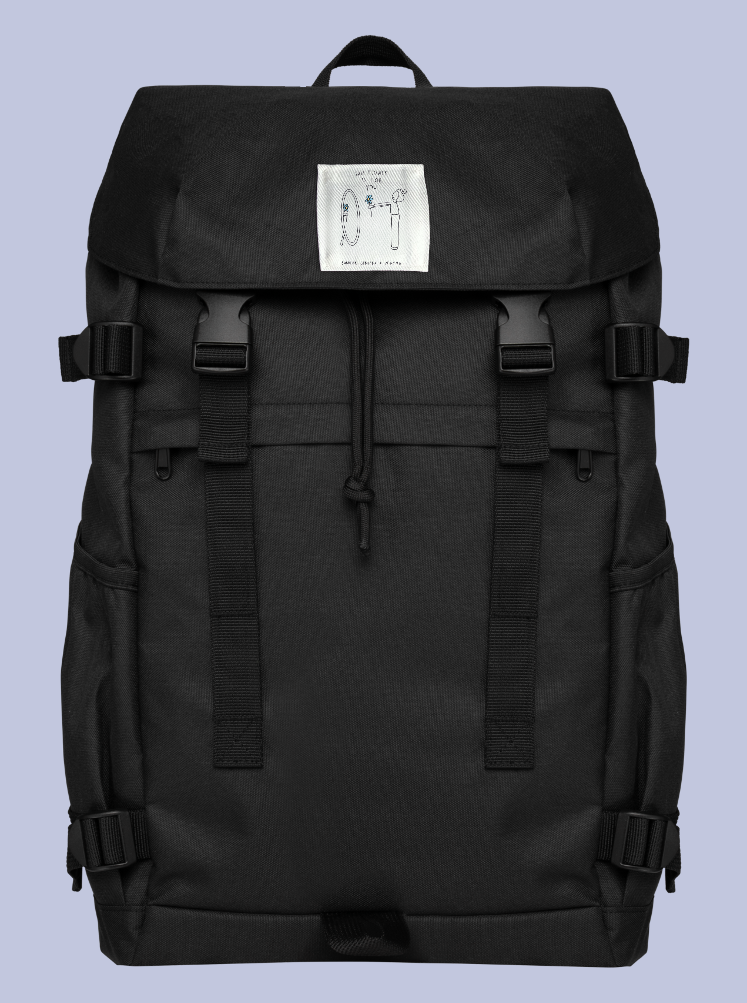 THIS FLOWER IS FOR YOU / ZAINO TECNICO IN POLIESTERE RICICLATO