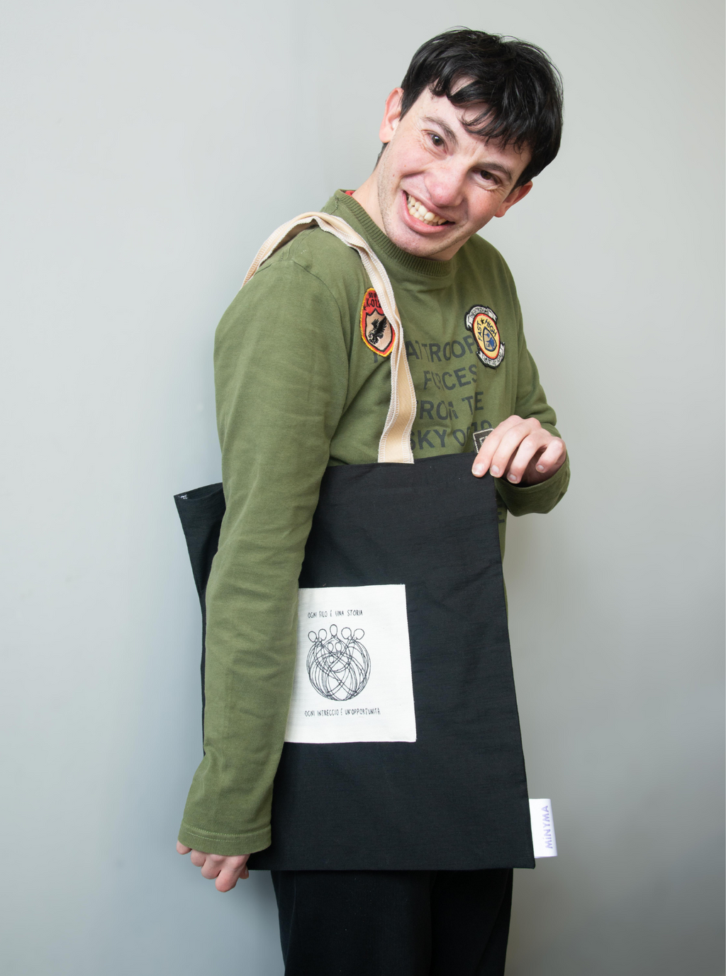 INTRECCI / tote bag in collaborazione con FODY FABRICS