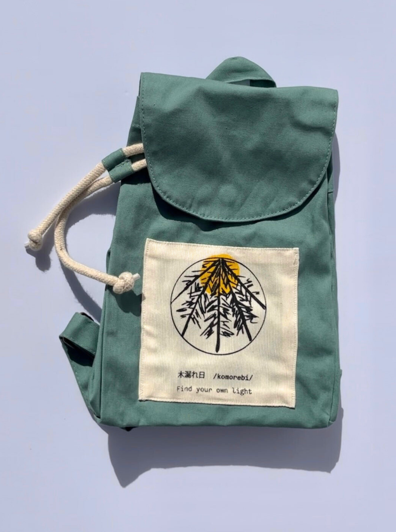 KOMOREBI / ZAINO IN COTONE ORGANICO