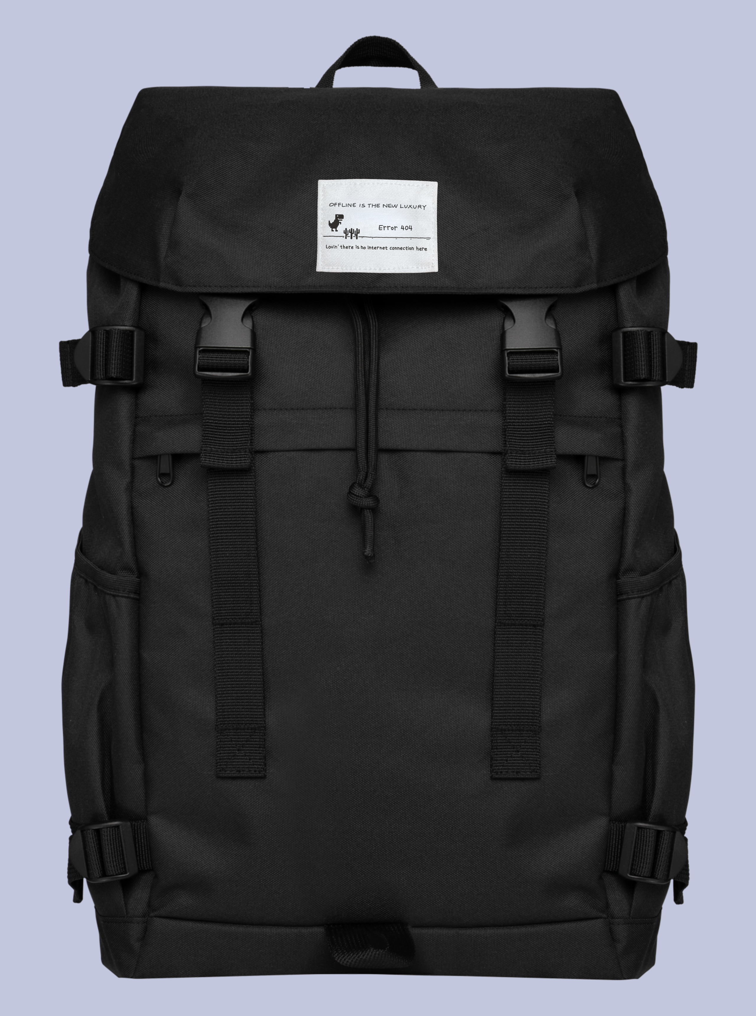 OFFLINE IS THE NEW LUXURY/ ZAINO TECNICO IN POLIESTERE RICICLATO