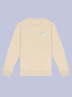 THIS FLOWER IS FOR YOU / FELPA GIROCOLLO CON PATCH PICCOLA