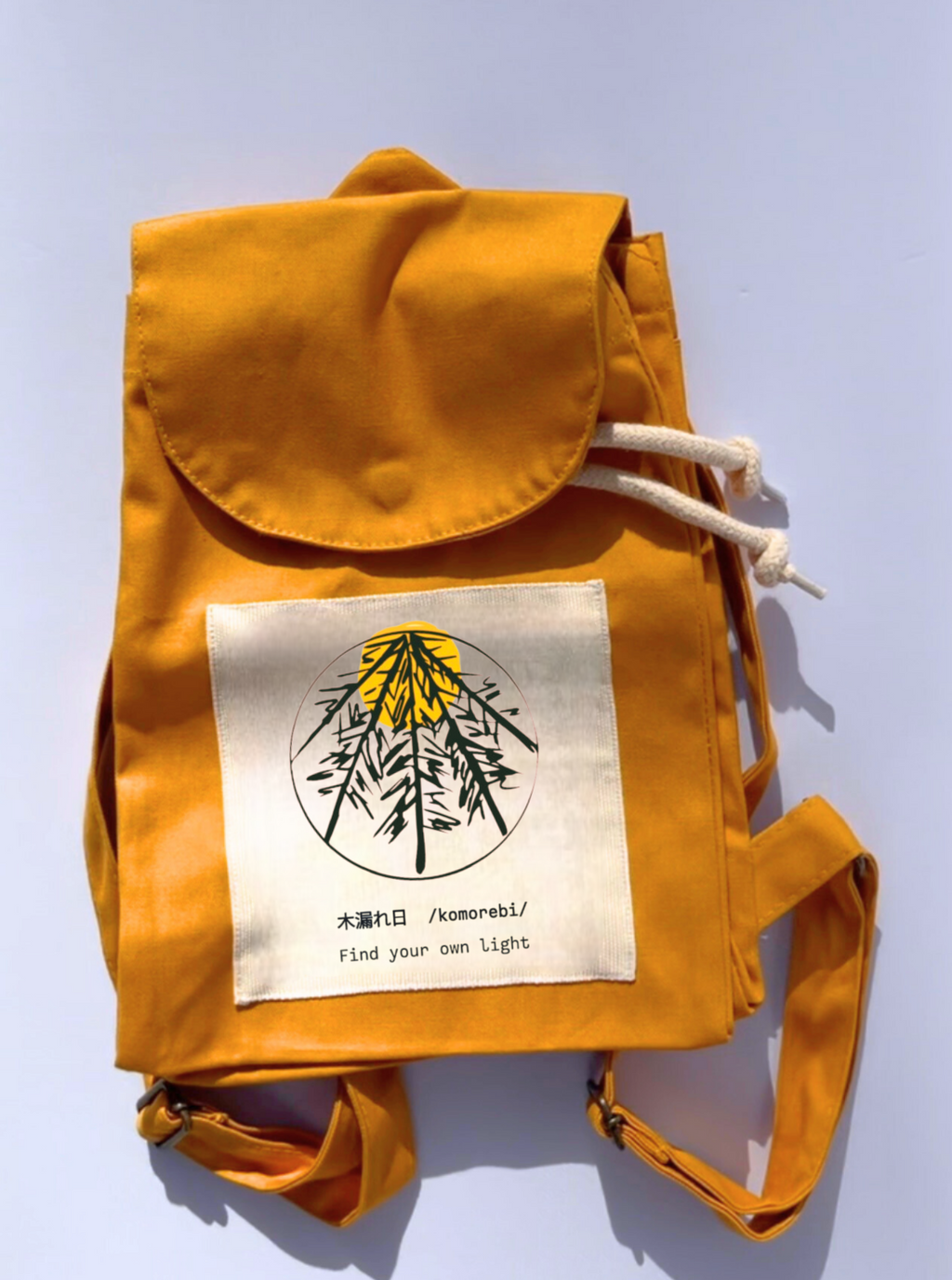 KOMOREBI / ZAINO IN COTONE ORGANICO