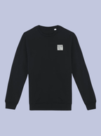 KIZUNA/ FELPA GIROCOLLO CON PATCH PICCOLA