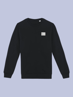 OFFLINE IS THE NEW LUXURY / FELPA GIROCOLLO CON PATCH PICCOLA