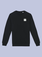 THIS FLOWER IS FOR YOU / FELPA GIROCOLLO CON PATCH PICCOLA