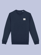 OFFLINE IS THE NEW LUXURY / FELPA GIROCOLLO CON PATCH PICCOLA