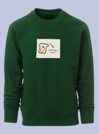 PANE E BURRO / FELPA GIROCOLLO CON PATCH