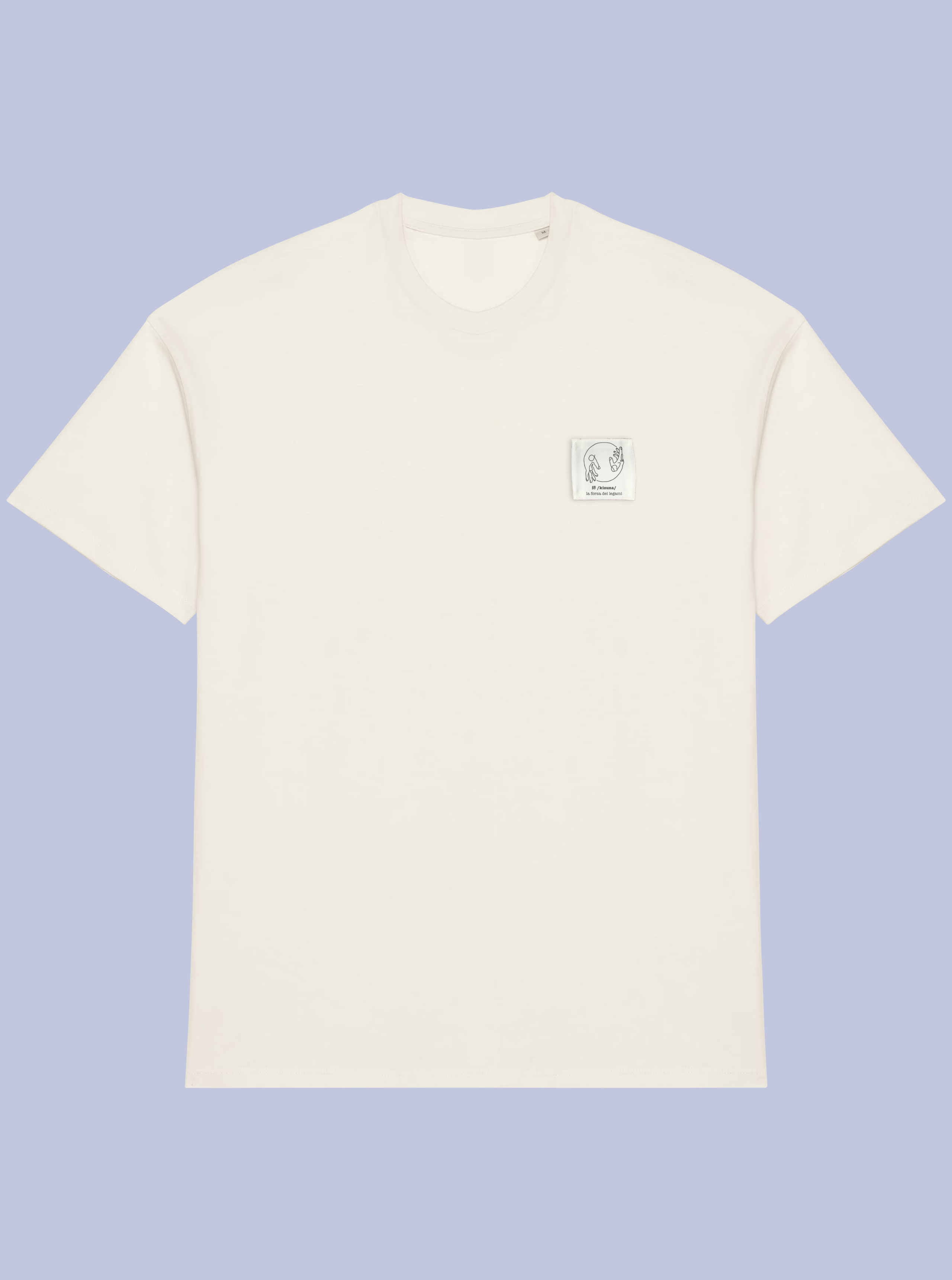 KIZUNA /  T-SHIRT OVERSIZE CON PATCH PICCOLA