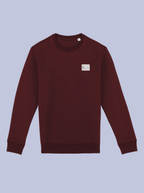 OFFLINE IS THE NEW LUXURY / FELPA GIROCOLLO CON PATCH PICCOLA