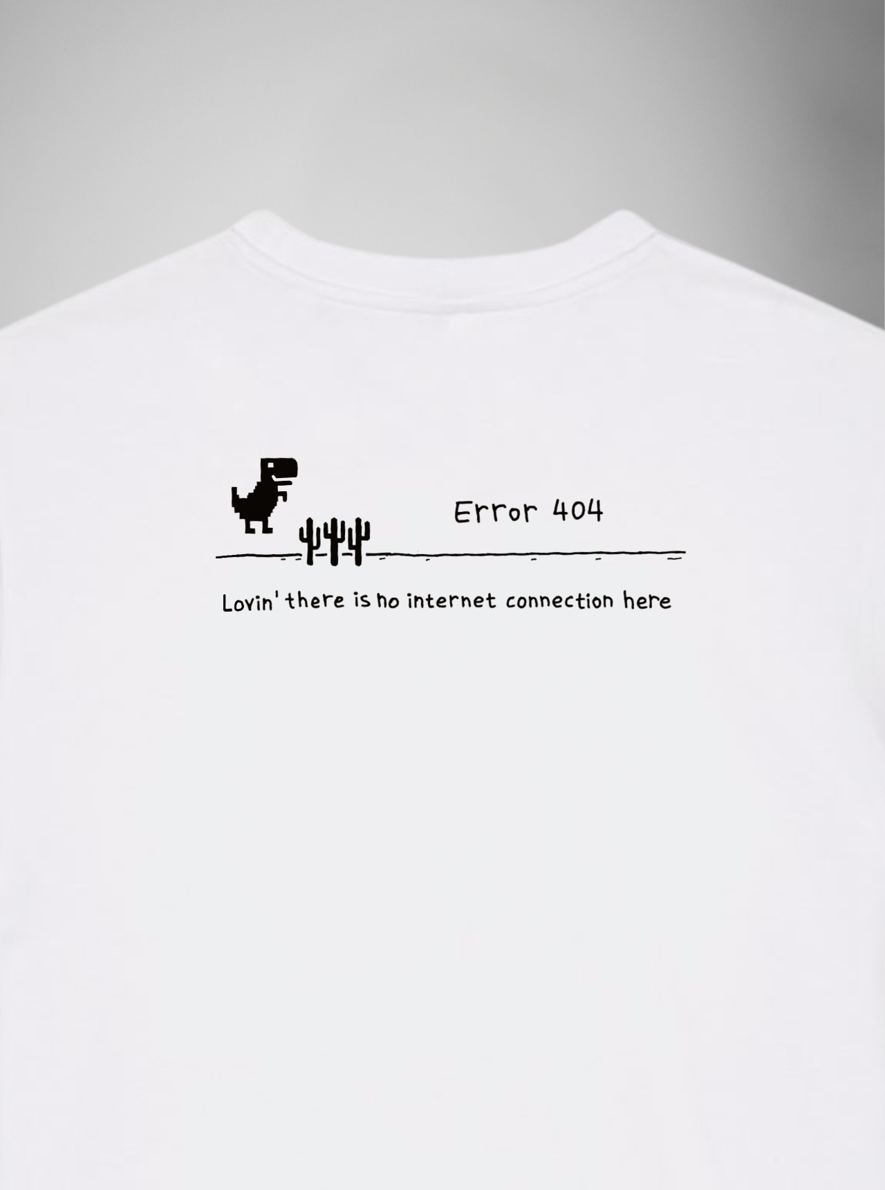 OFFLINE IS THE NEW LUXURY / WHITE T-SHIRT