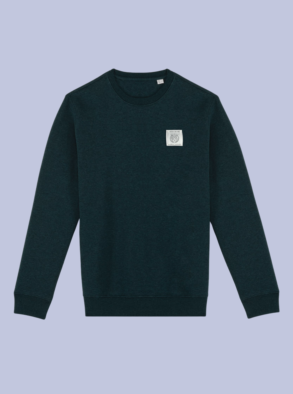 INTRECCI / FELPA GIROCOLLO CON PATCH PICCOLA