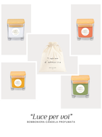 TI VOGLIO BENE / LUCE PER VOI – Bomboniera candela profumata