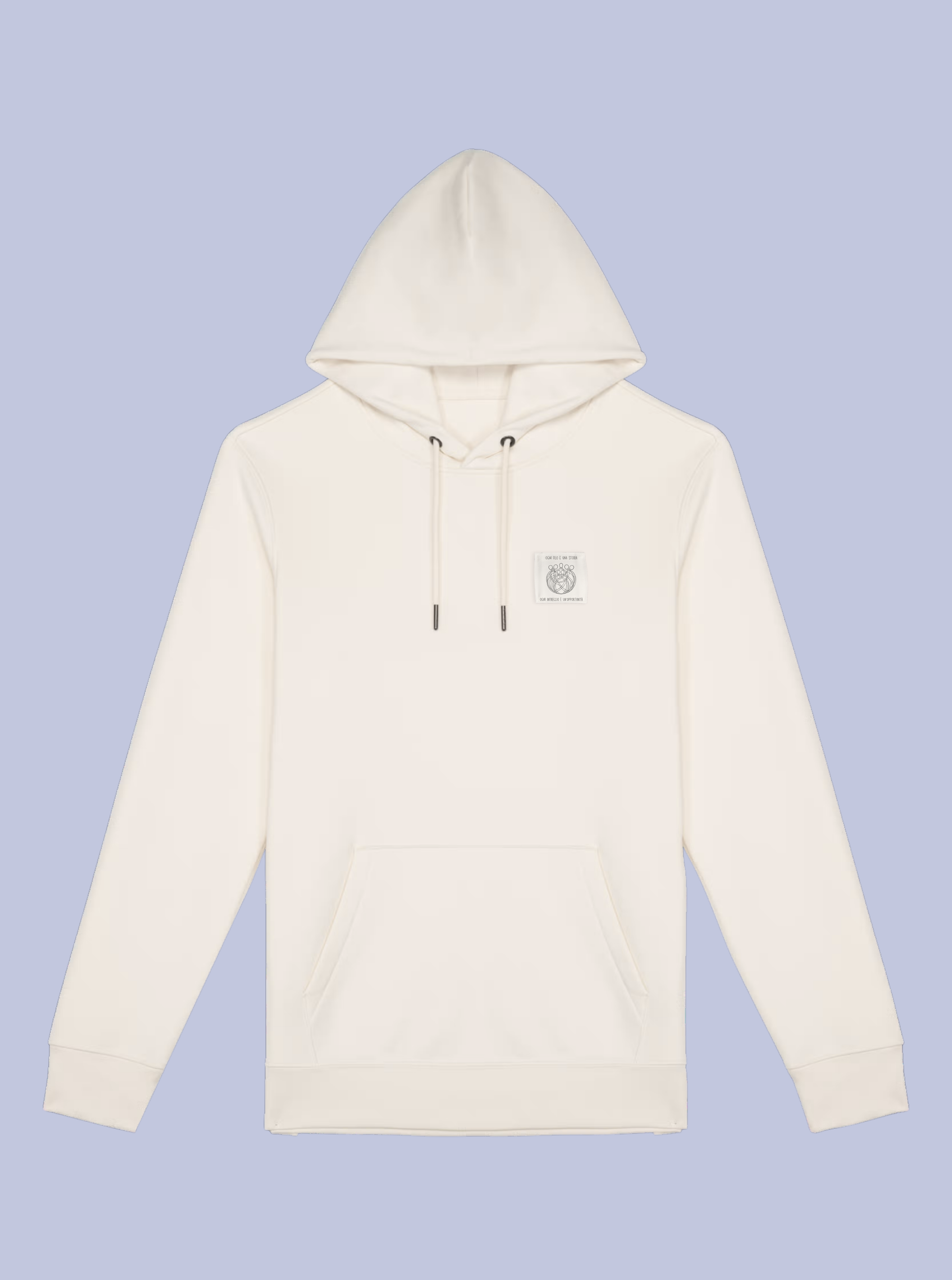 INTRECCI / FELPA CAPPUCCIO CON PATCH PICCOLA