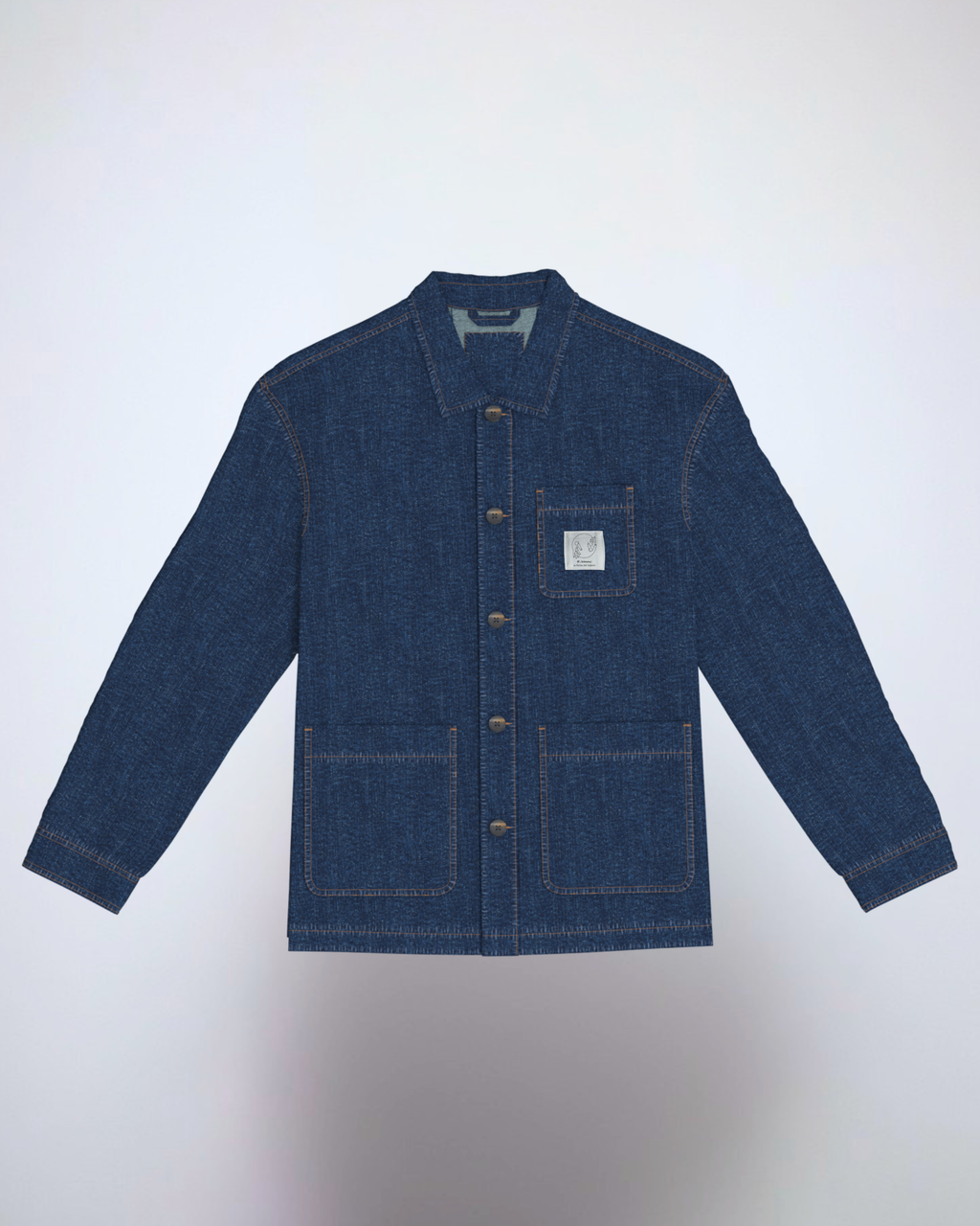 KIZUNA / GIACCA DENIM CON PATCH PICCOLA