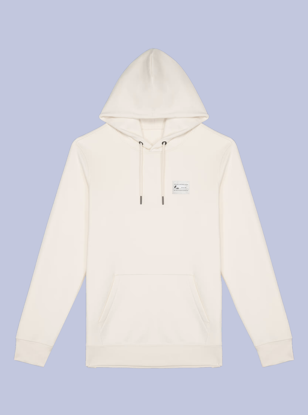 OFFLINE IS THE NEW LUXURY / FELPA CAPPUCCIO CON PATCH PICCOLA