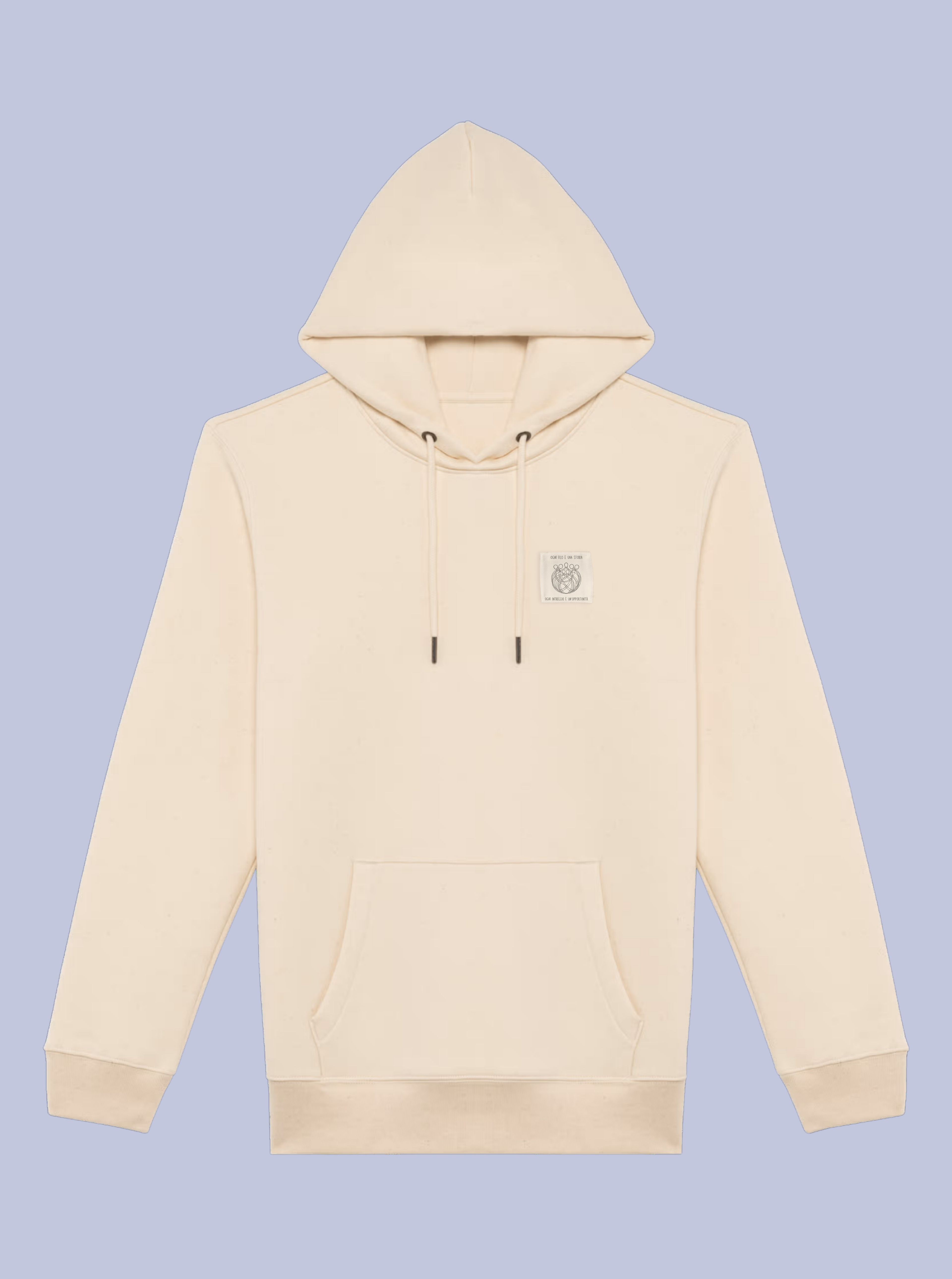 INTRECCI / FELPA CAPPUCCIO CON PATCH PICCOLA