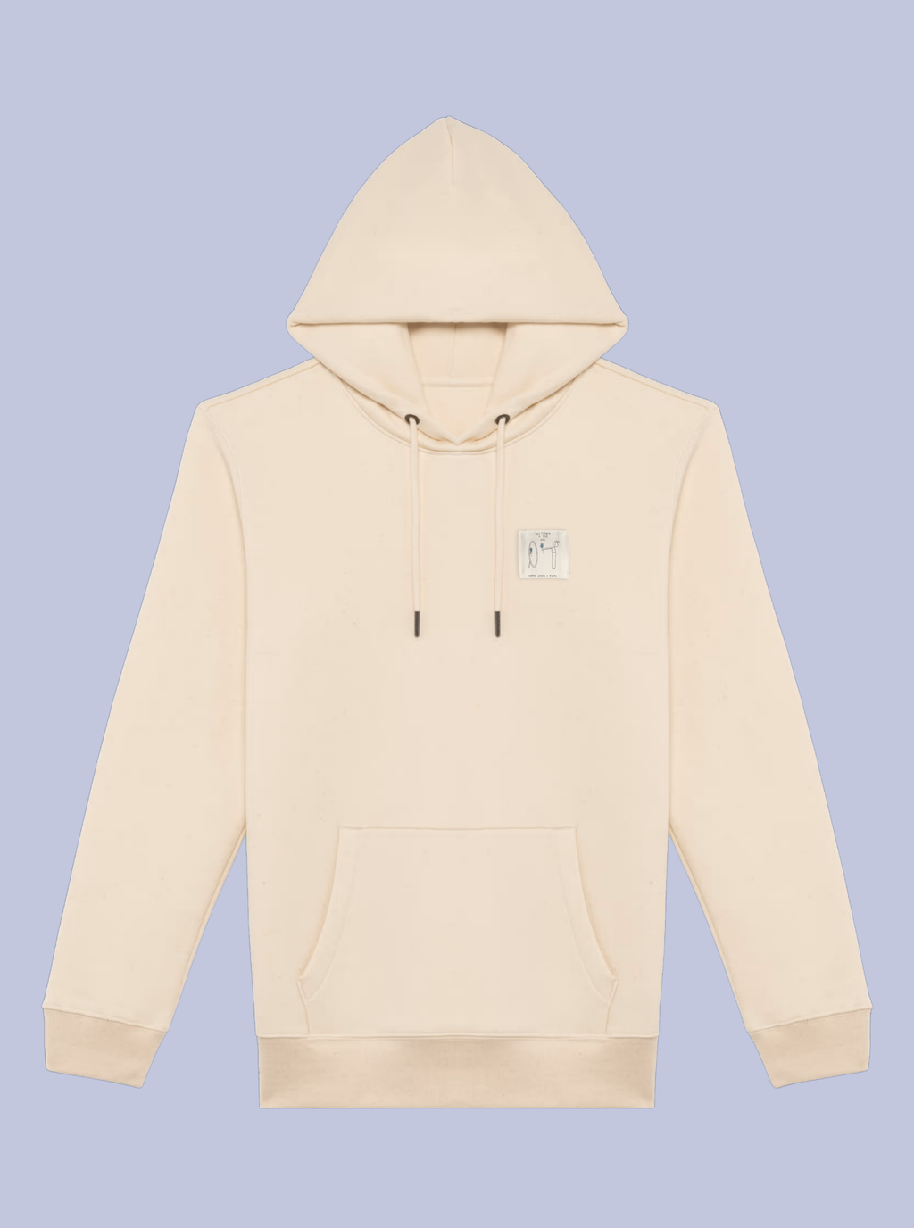 THIS FLOWER IS FOR YOU / FELPA CAPPUCCIO CON PATCH PICCOLA