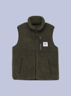INTRECCI/ BODYWARMER SHERPA CON PATCH PICCOLA
