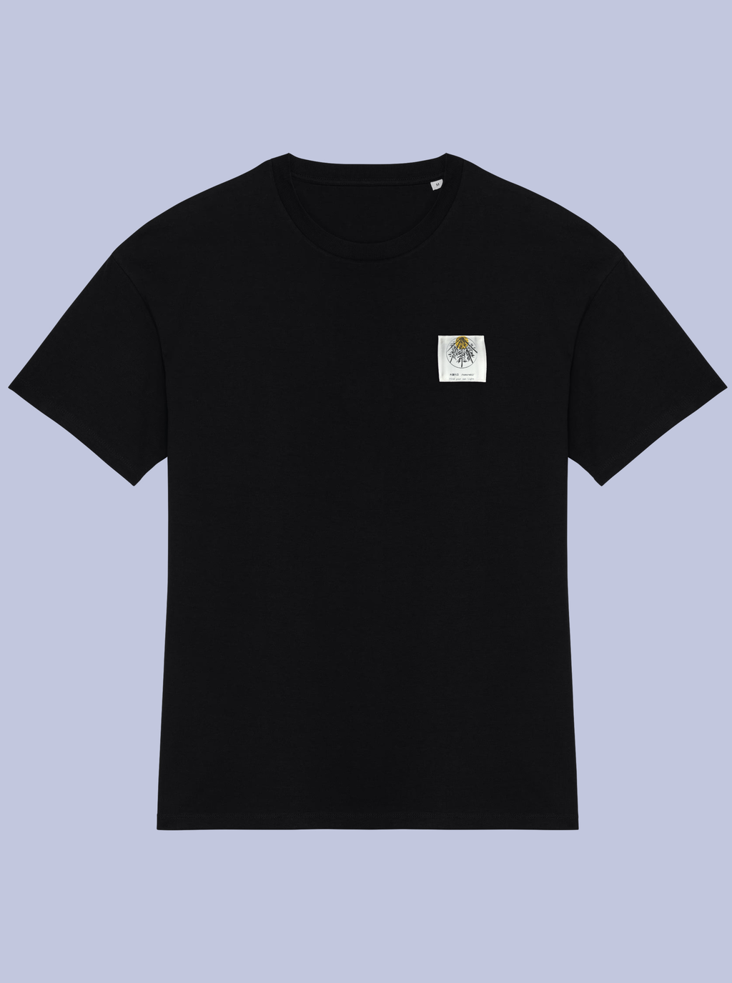 KOMOREBI /  T-SHIRT OVERSIZE CON PATCH PICCOLA